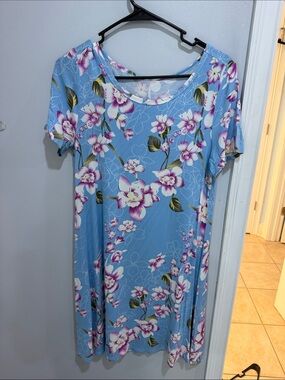 Blue Floral dress
